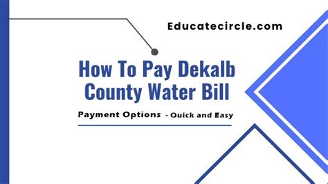 dekalb water bill payment.